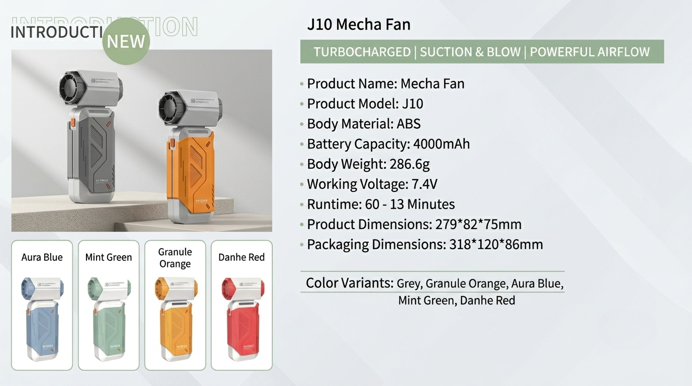 J10 High-Speed Mecha Fan