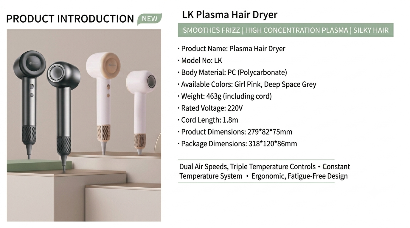 LK Plasma Hair Dryer