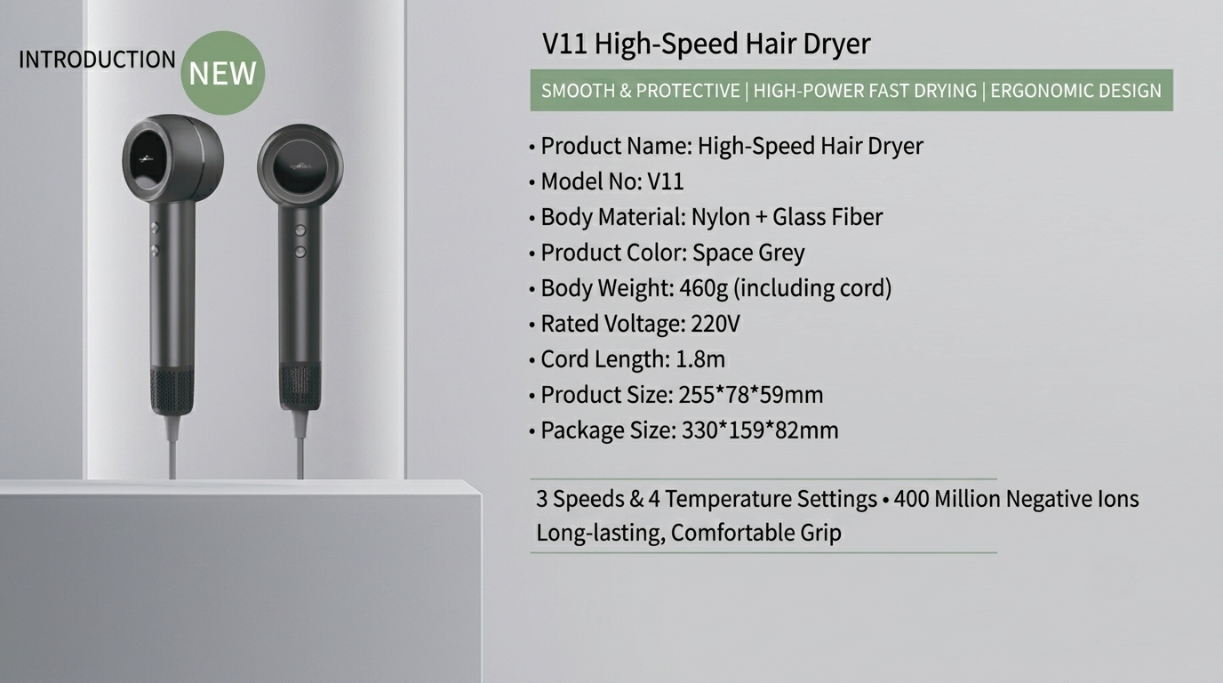 V11 LK High-Speed Hair Dryer Series